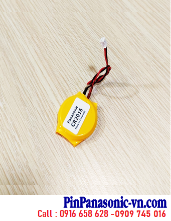 Pin CMOS CR2016, Pin nuôi nguồn CMOS 3v Lithium Panasonic CR2016 (Zắc cắm) /Xuất xứ Indonesia